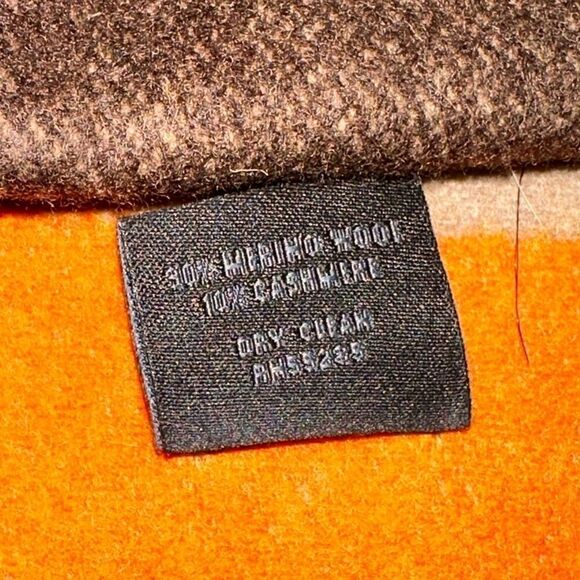 🍁Express cashmere and merino wool, fall colors, extra long Scarf 9.5”x72” EUC - Picture 4 of 8